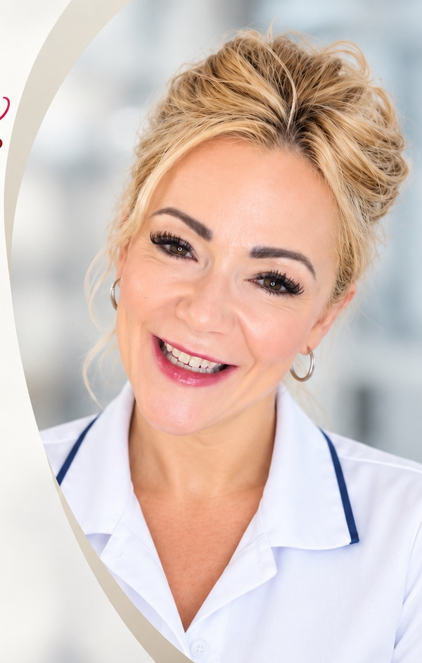 Julie Hill, founder and clinical trainer at EduCare, pictured in her approved EduCare flyer